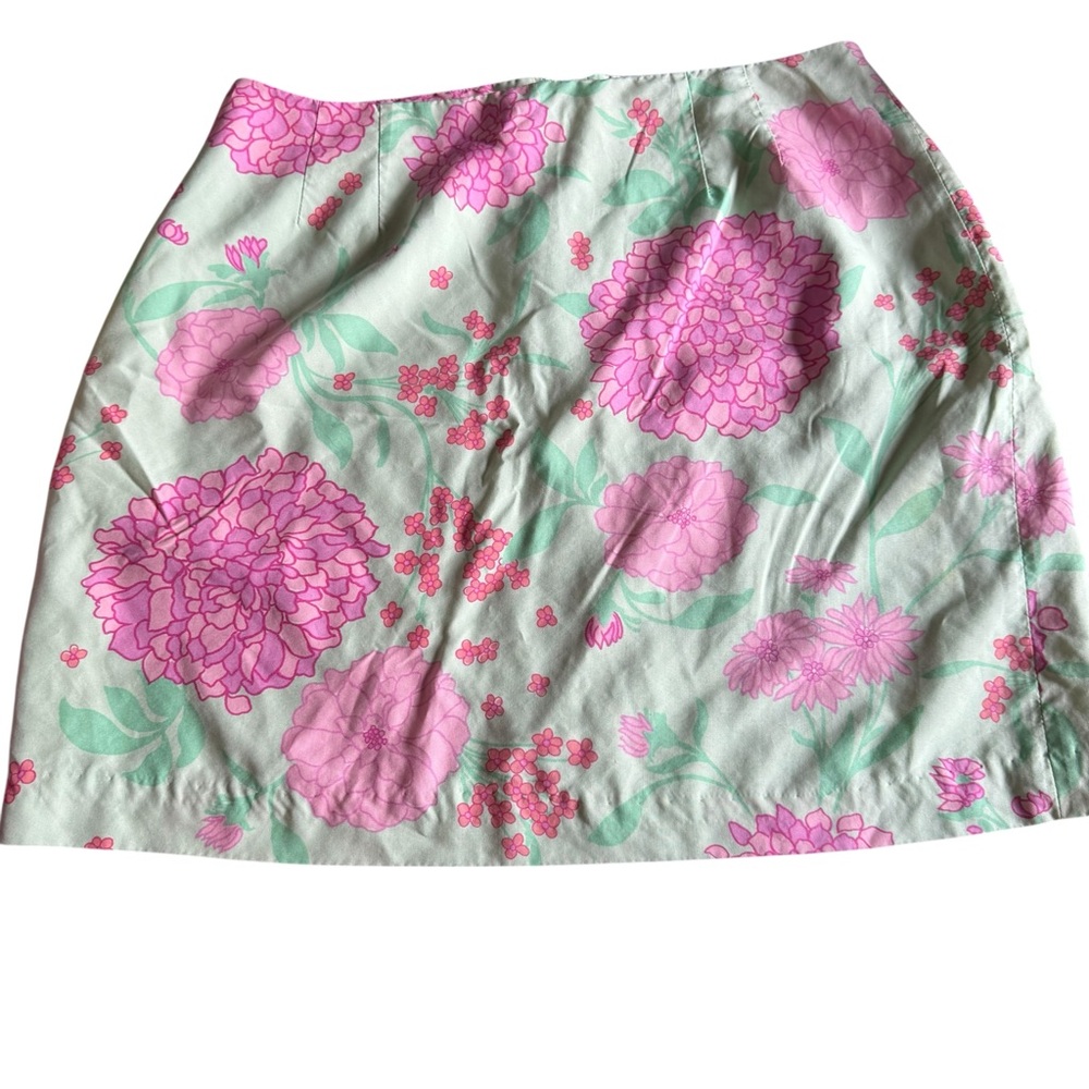 Vintage Lilly Pulitzer 100% Silk Skirt – Size 14 - Picture 3 of 7
